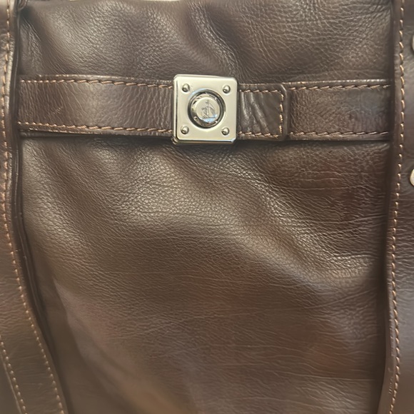 LANVIN leather shoulder bag with duster - Picture 7 of 10